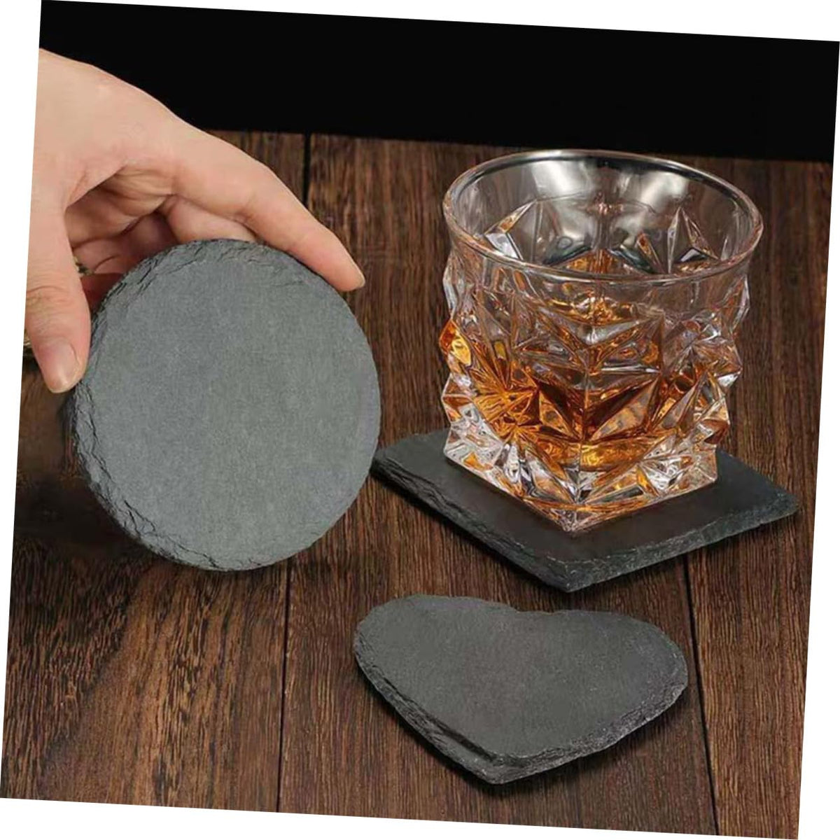 12pcs Natural Coasters Set N42835