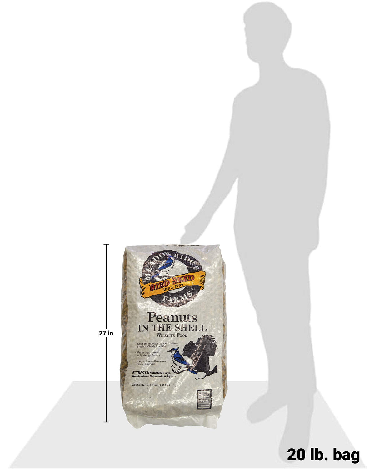 Peanuts in the Shell Wildlife Food 20-Pound Bag D2653
