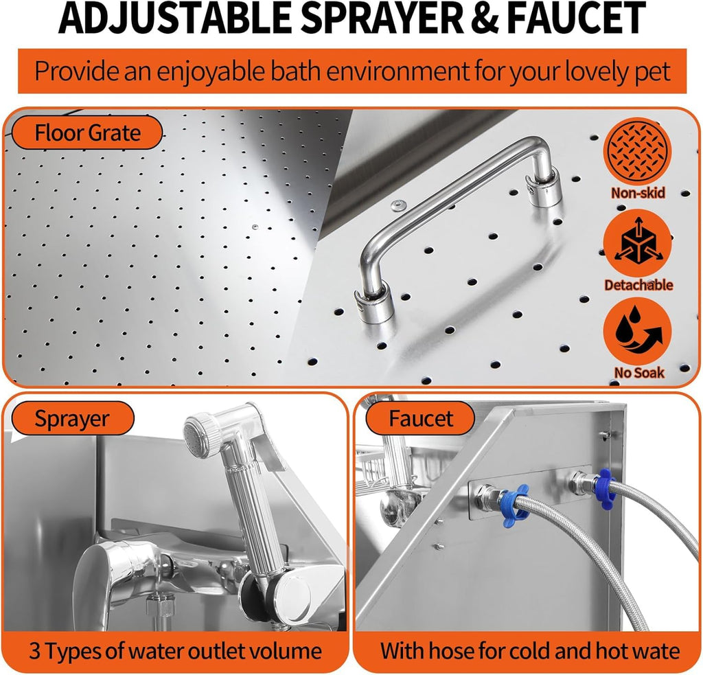 Stainless Steel Dog Grooming Station G466