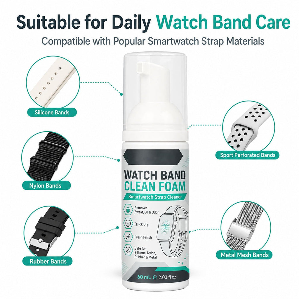 Foam Cleaner Spray for Watch Strap 60ml with Towel H465