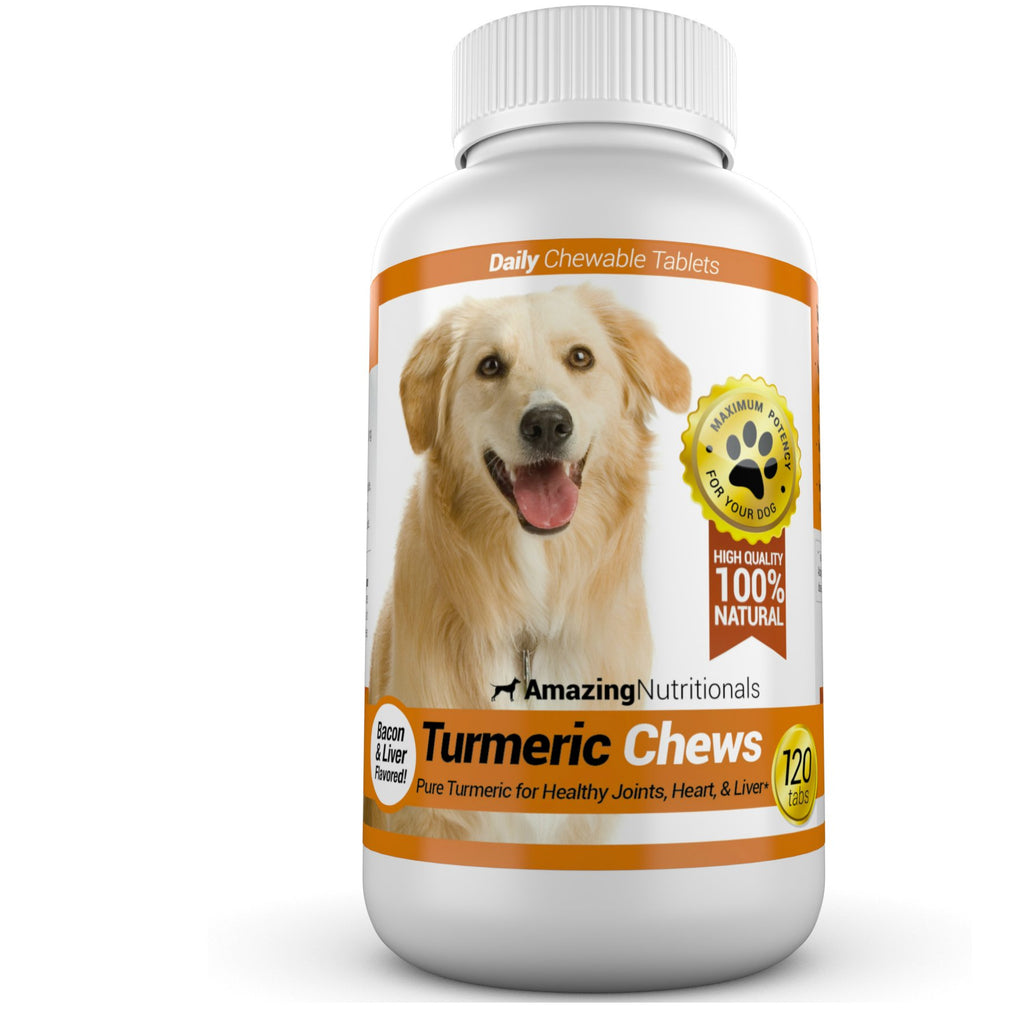120 Chews Turmeric Curcumin Pet Antioxidant W134