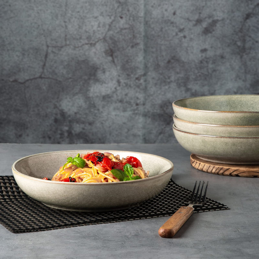 Ceramic Pasta Bowls Set of 4 O4681