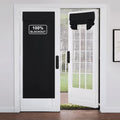 Black 100% Blackout French Door Curtains G282