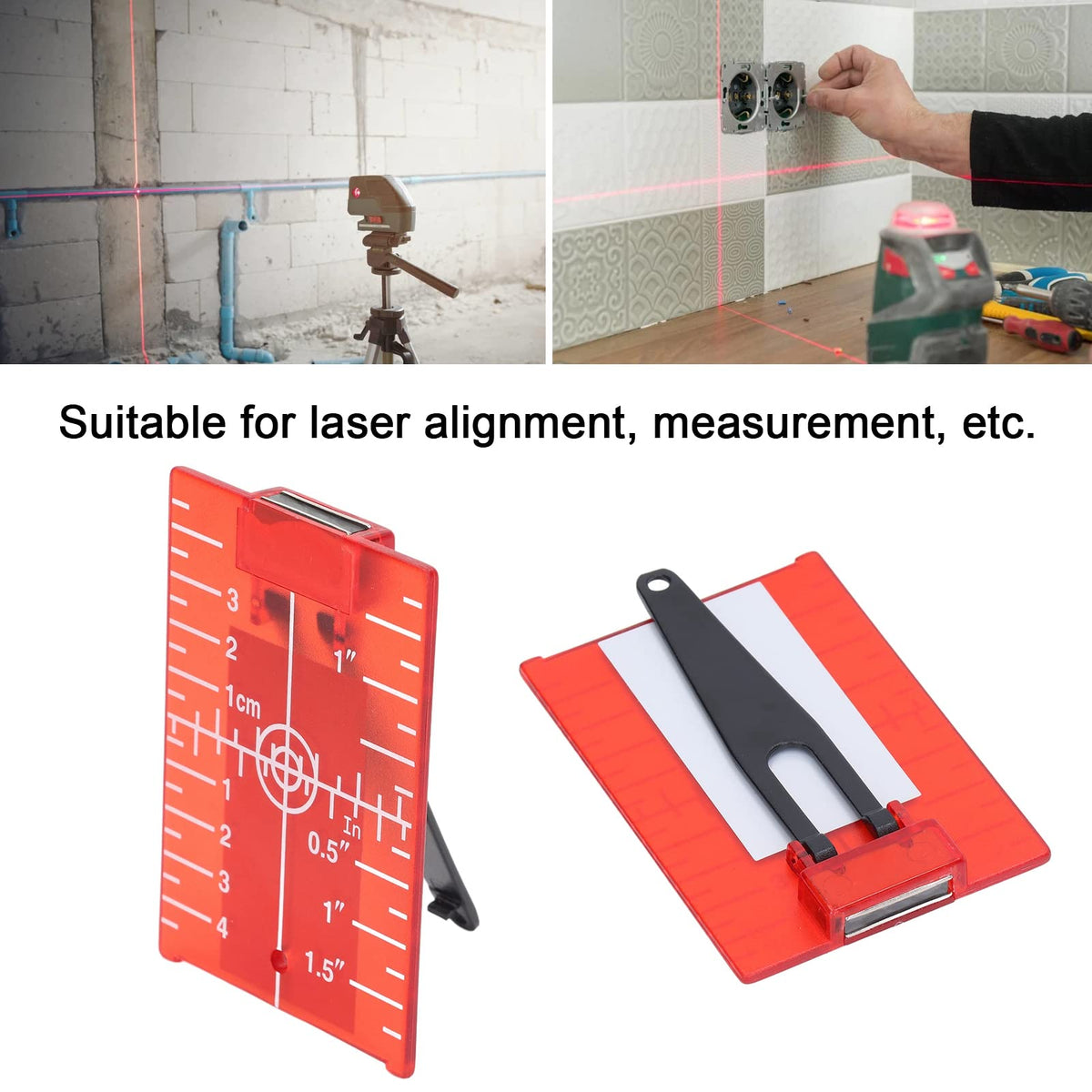 ABS Magnetic Target Card Plate with Bracket Q858595