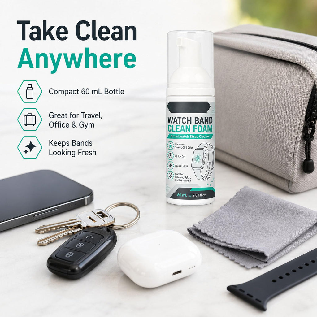 Foam Cleaner Spray for Watch Strap 60ml with Towel H465