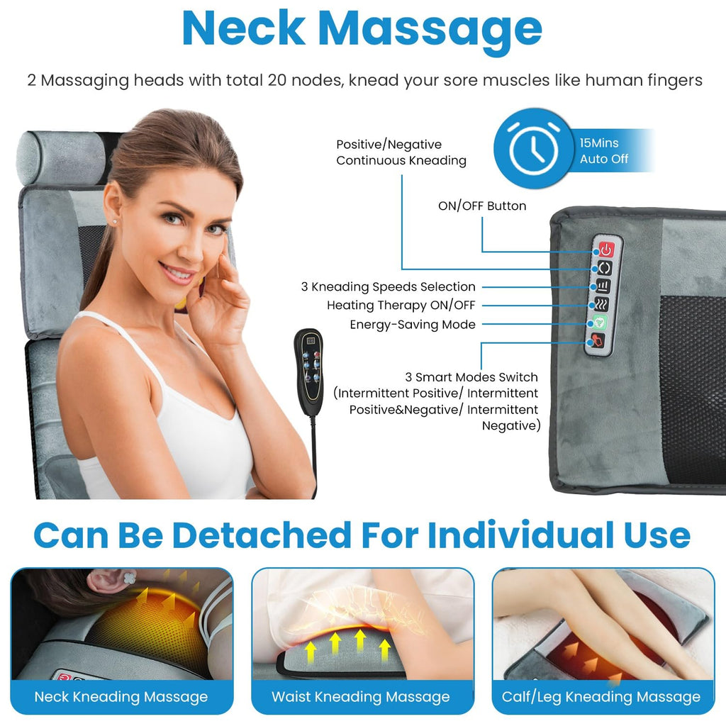 Full Body Massage Mat with Heat H402351