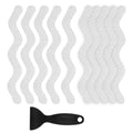 24 PCS Anti Slip Shower Stickers with Scraper H870379