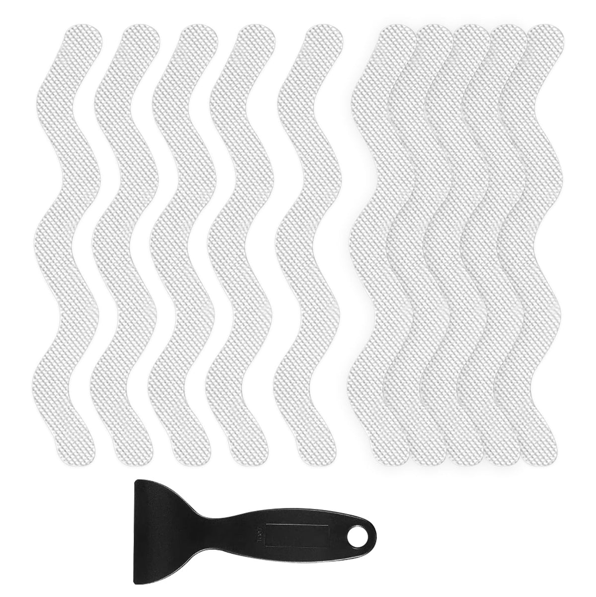 24 PCS Anti Slip Shower Stickers with Scraper H870379