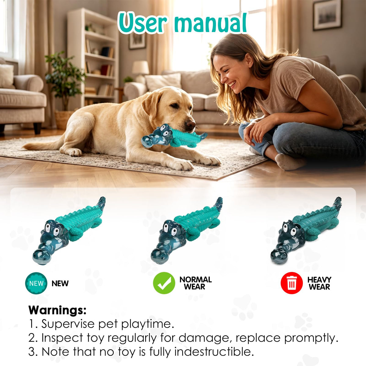 Dog Toys for Aggressive Chewers J964