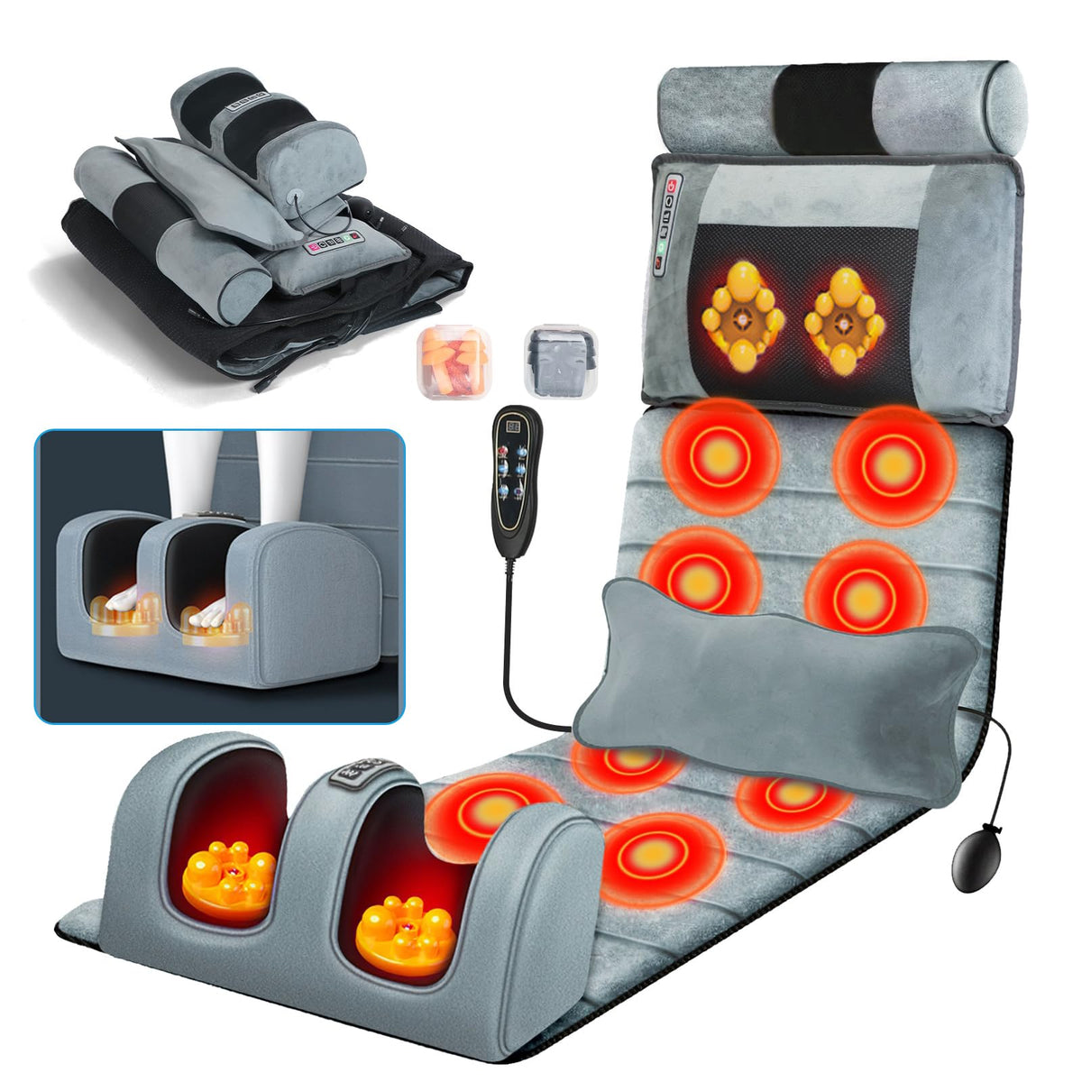 Full Body Massage Mat with Heat H402351