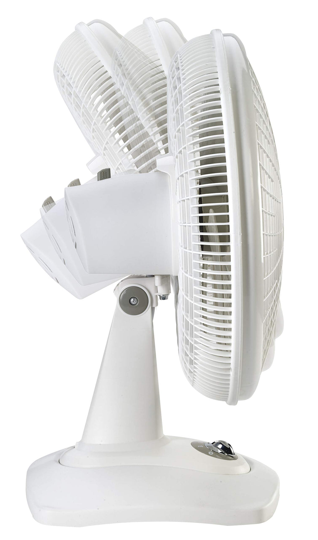 16" Oscillating Portable Table Fan with 3 Speeds, White M7846
