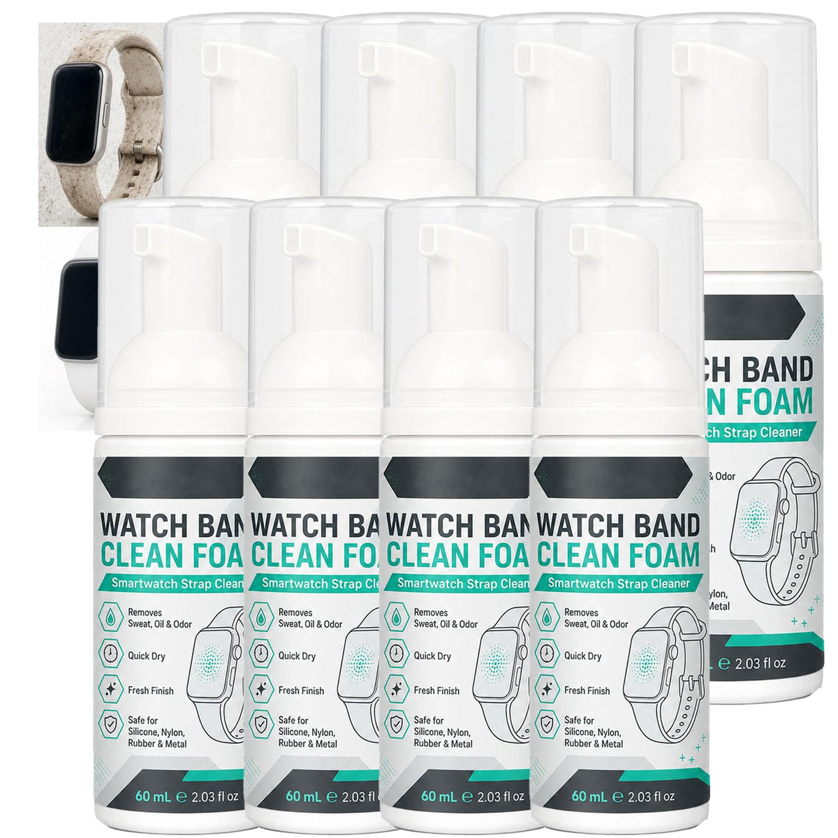 Foam Cleaner Spray for Watch Strap 60ml with Towel H465