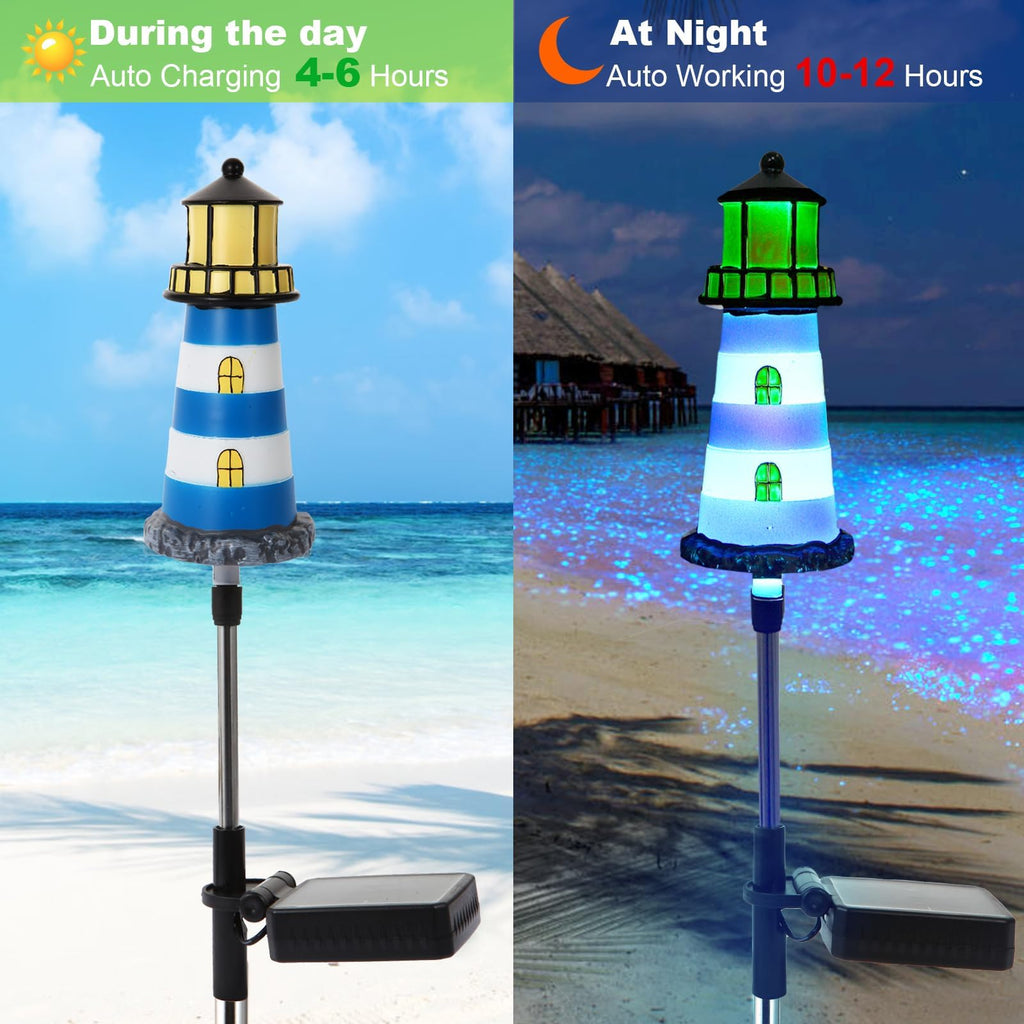 2 Pack IP65 Waterproof Solar Stake Lights G2192