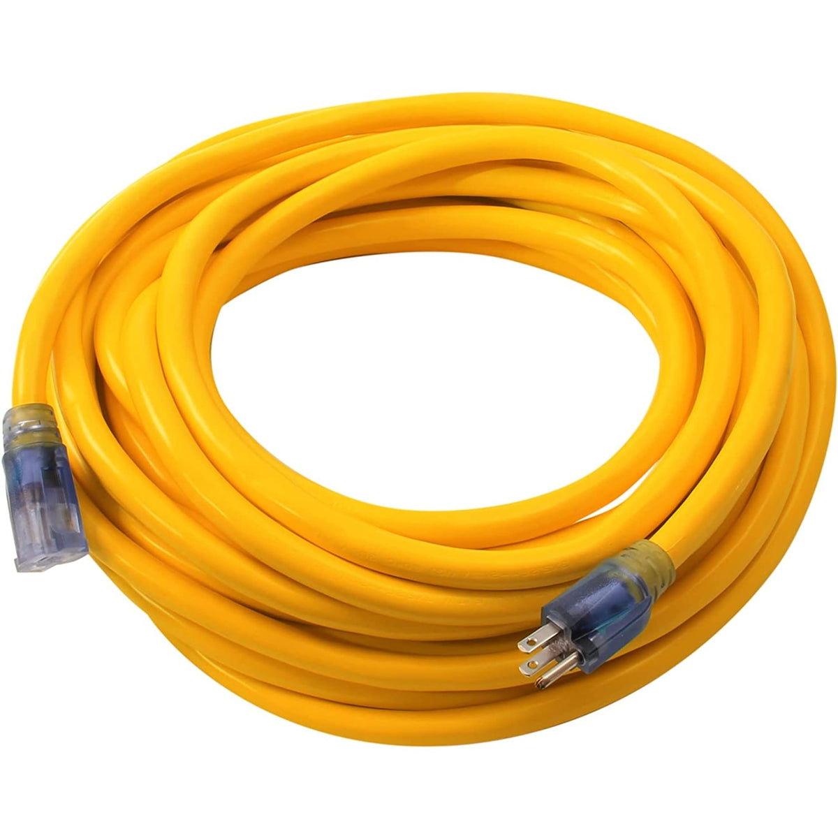 100 Foot 12/3 SJTW Lighted Extension Cord D9628