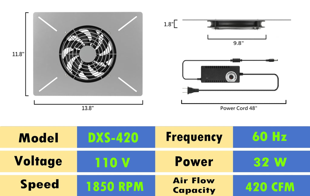 Exhaust Fan Reversible Airflow Q905250