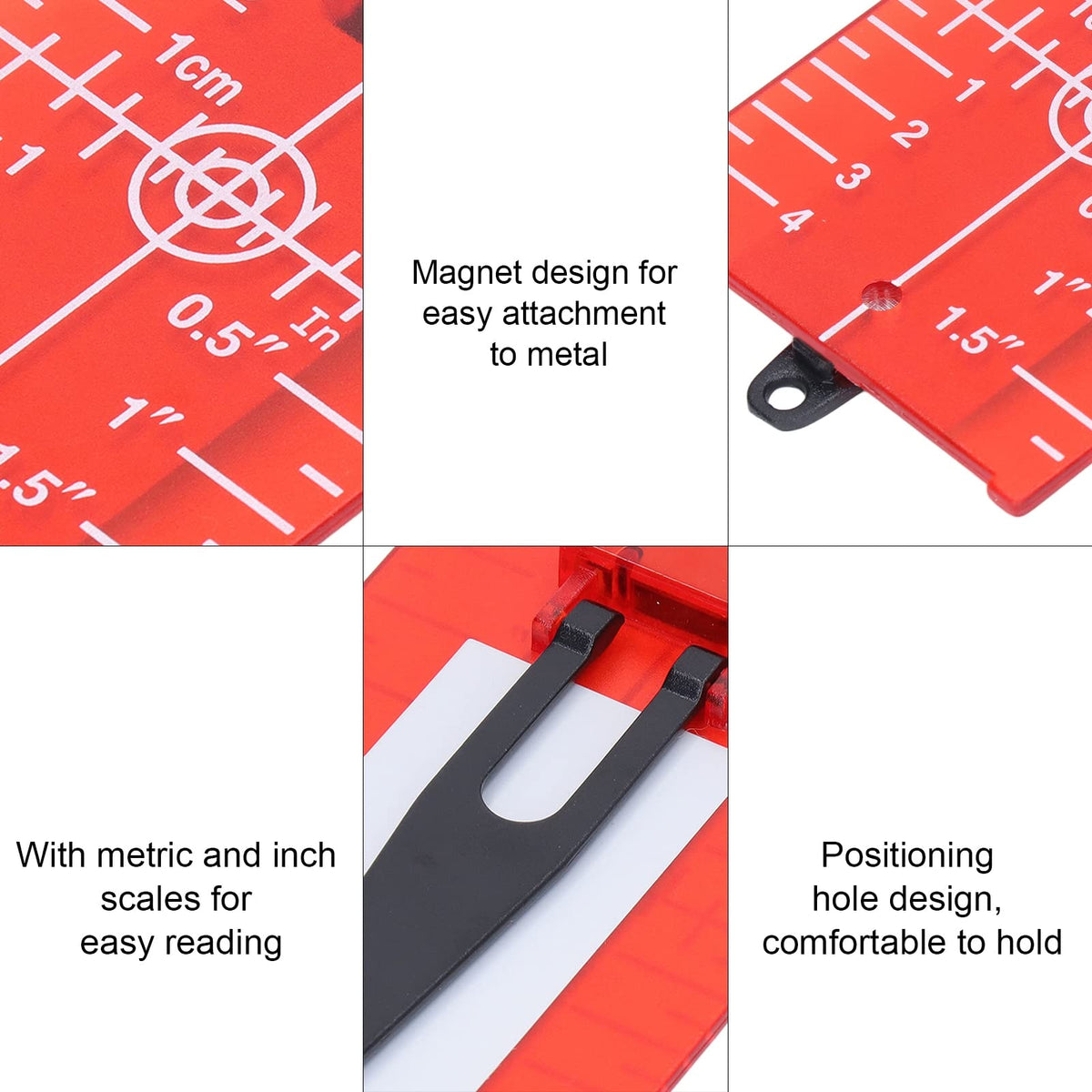 ABS Magnetic Target Card Plate with Bracket Q858595