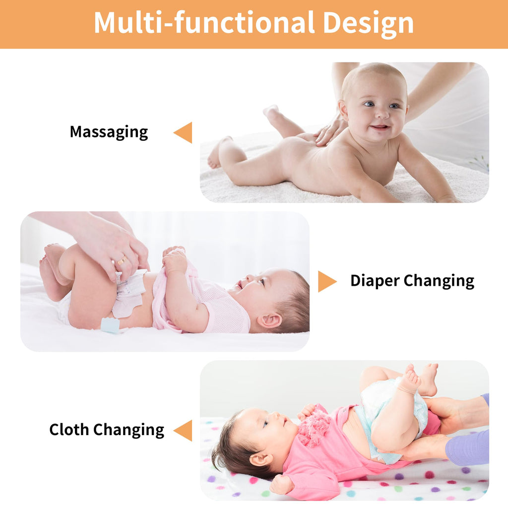 32.6" Baby Changing Station with 4 Wheels H4015