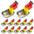 12 Pcs Stainless Self-Filling Chicken Water Cups G630
