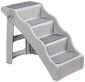 Foldable Non-Slip Pet Stairs Grey I94672