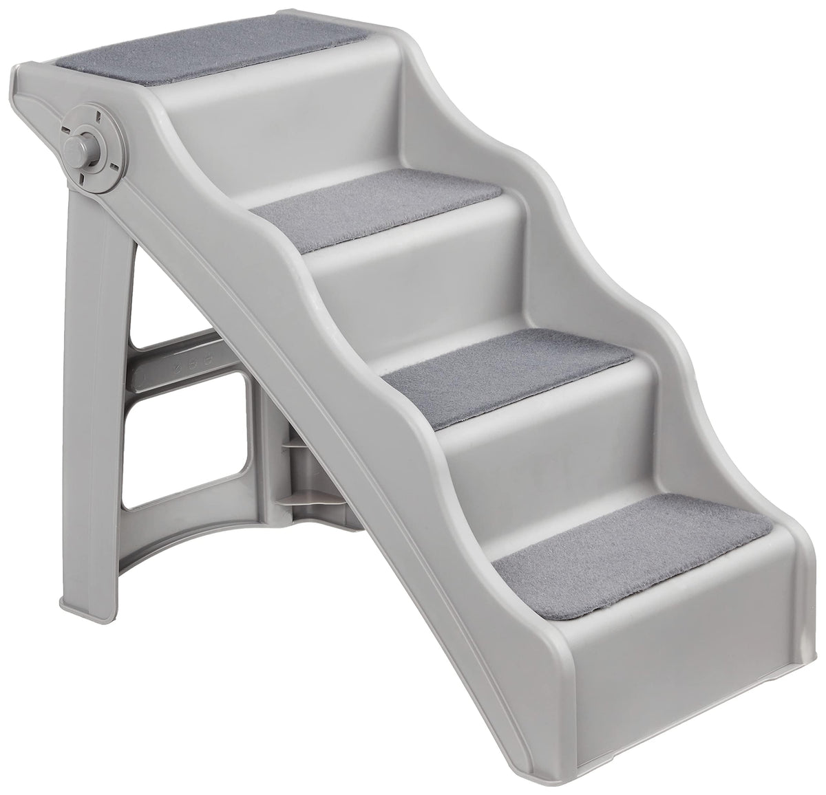 Foldable Non-Slip Pet Stairs Grey I94672