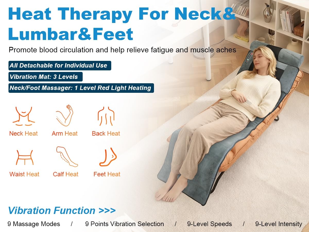 Full Body Massage Mat with Heat H402351