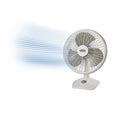 16" Oscillating Portable Table Fan with 3 Speeds, White M7846