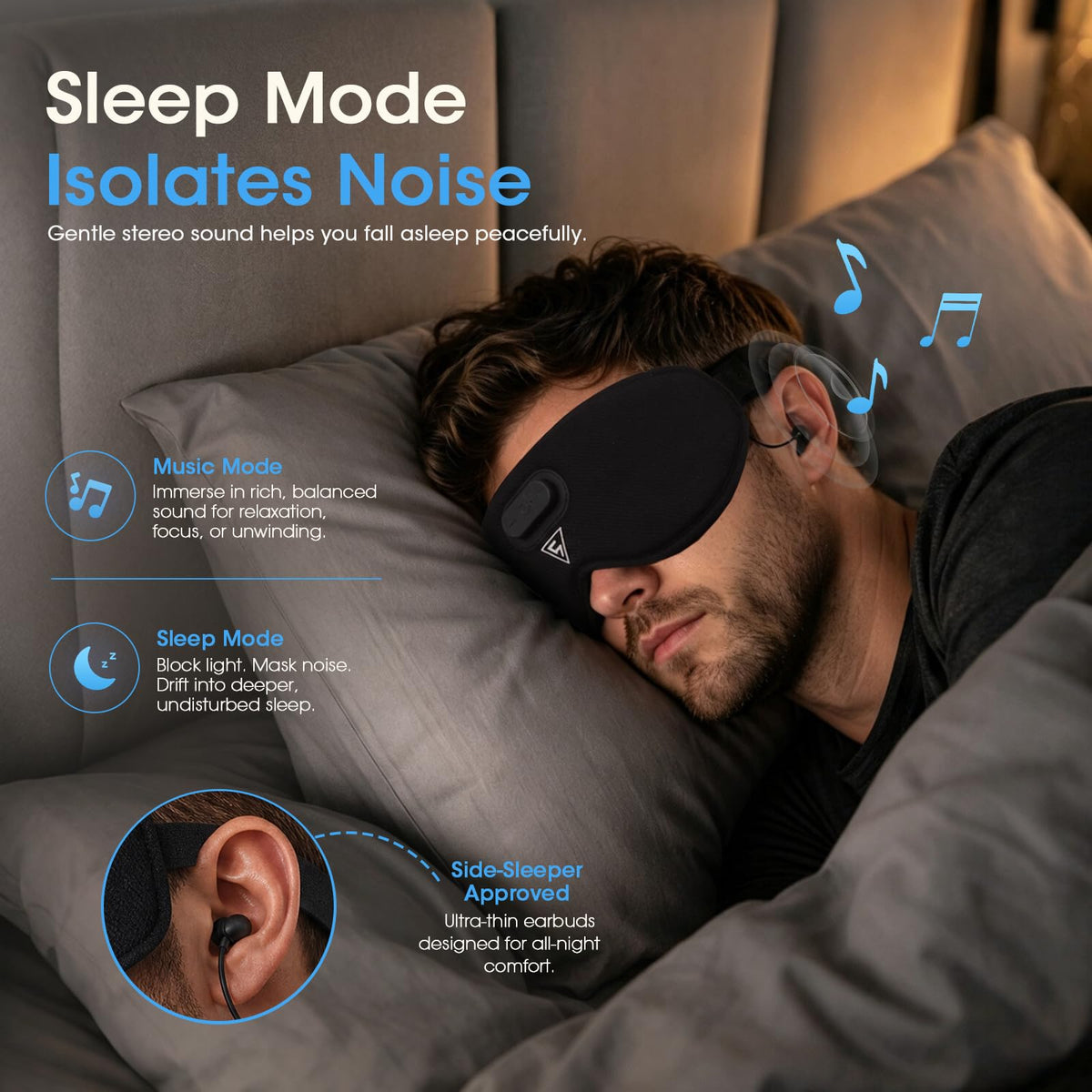 Bluetooth Sleep Mask D344