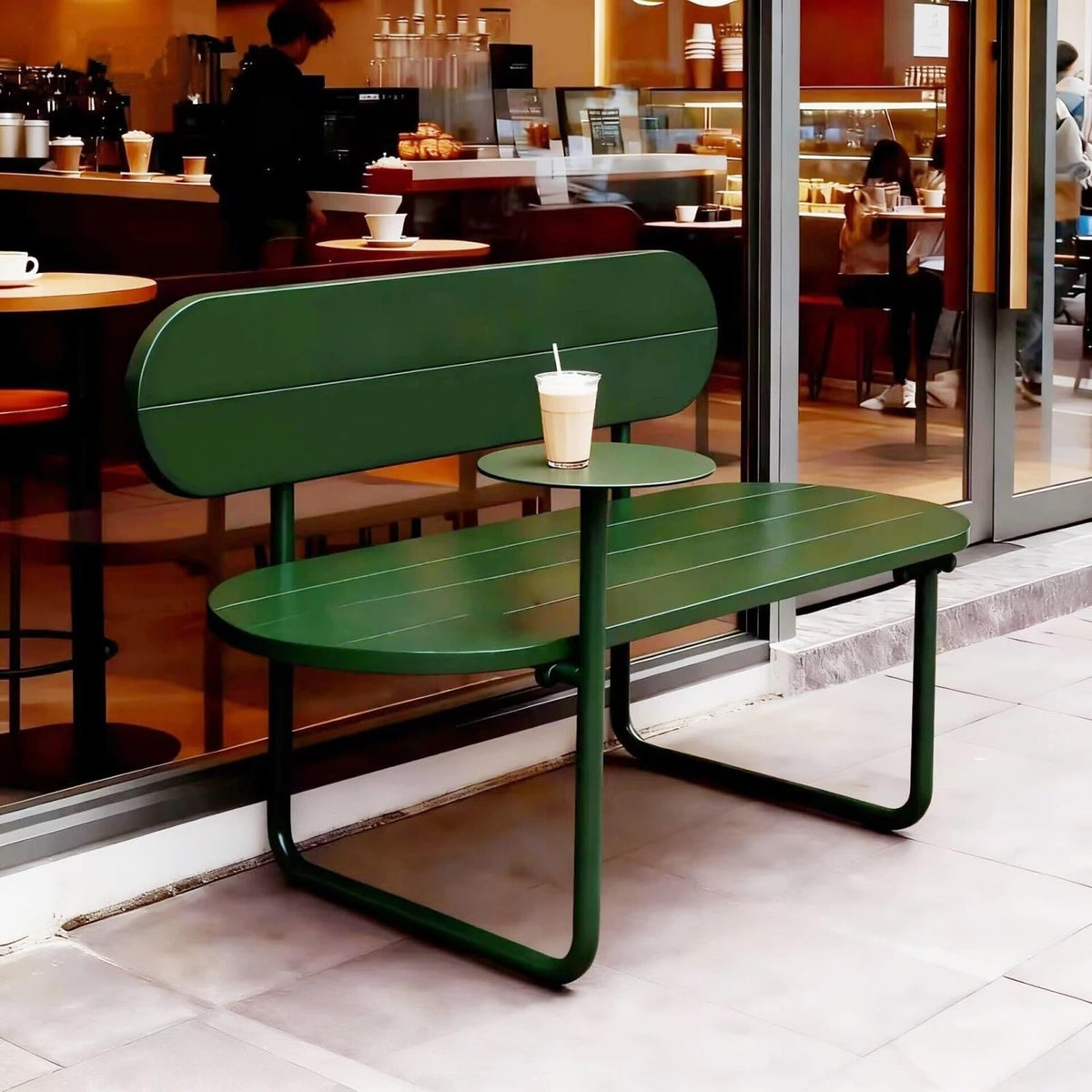 Metal Outdoor Bench O169