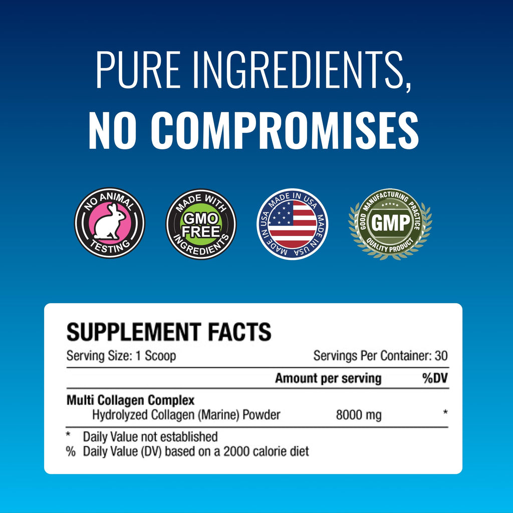 Unflavored Hydrolyzed Collagen Peptides Powder I4376