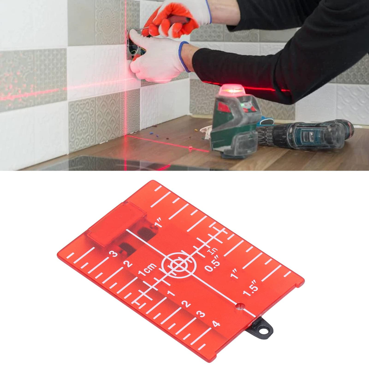 ABS Magnetic Target Card Plate with Bracket Q858595