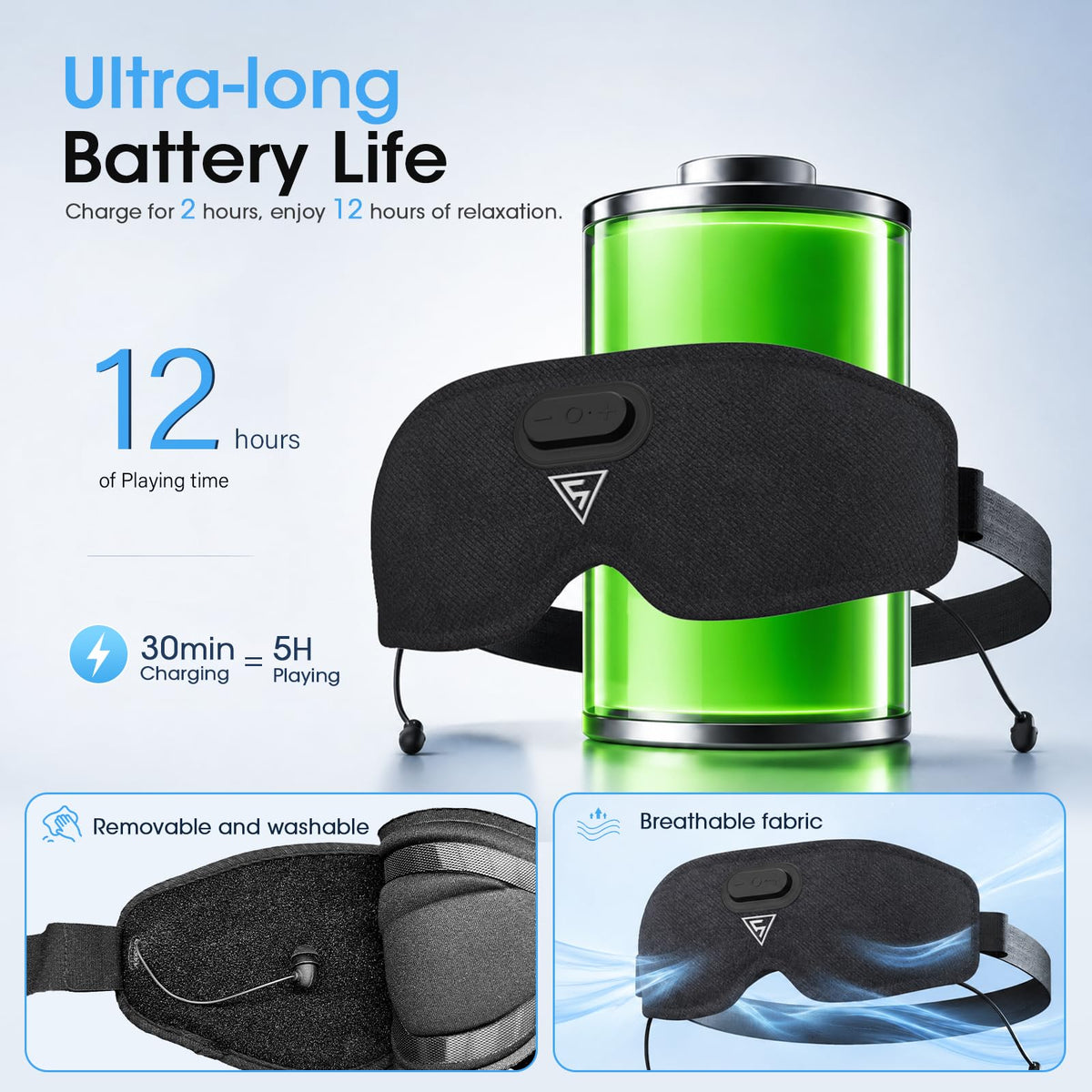 Bluetooth Sleep Mask D344