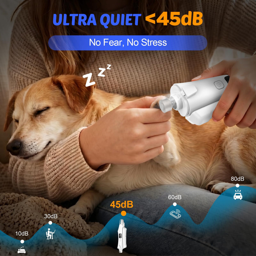 2-in-1 Dog Cat Nail Clippers and Grinder with Light A784