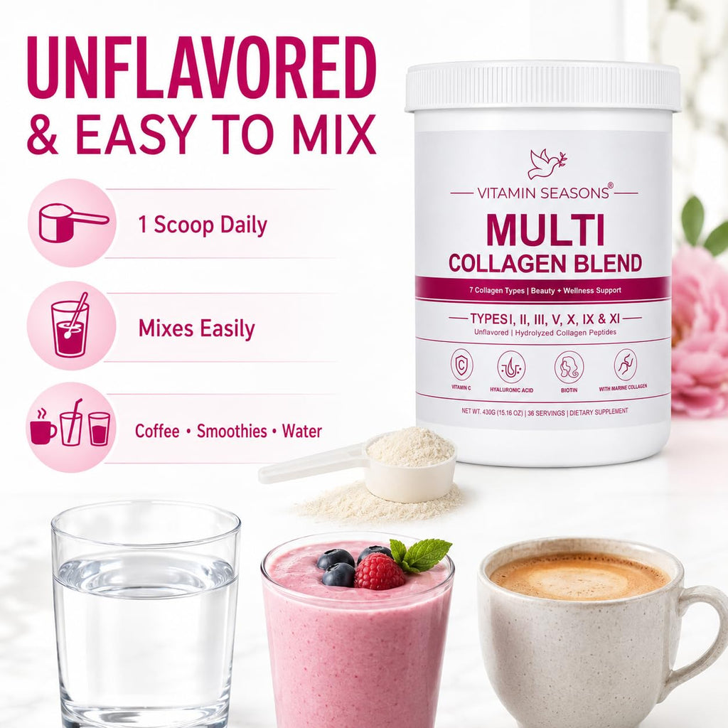 Unflavored Hydrolyzed Collagen Peptides Powder 15.16 oz J6237