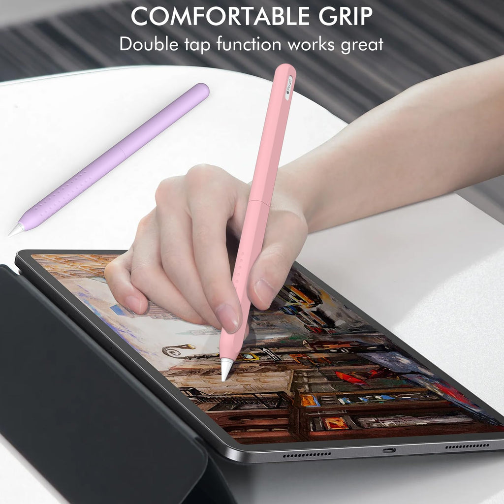 2 Pack Silicone Case for Apple Pencil 2nd Generation I724