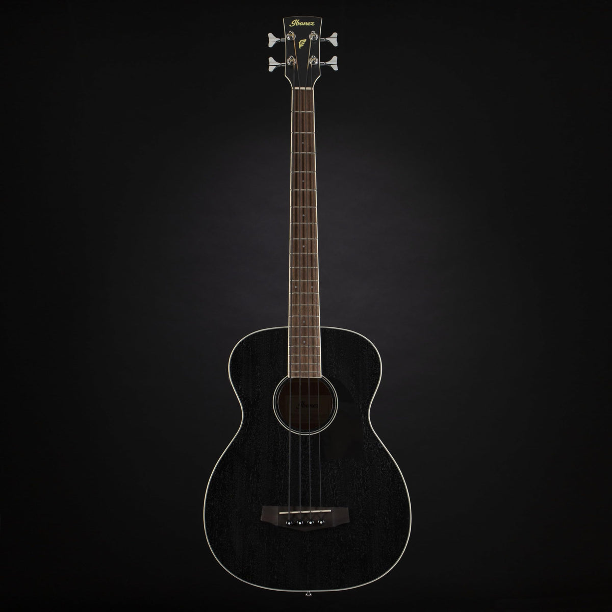 Weathered Black Acoustic-electric Bass Z744