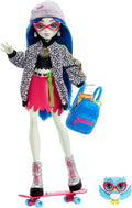 Blue Hair Posable Doll with Pet and Accessories C1408