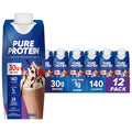 Chocolate Protein Shake, 30g Protein, 11oz Bottles, 12 Pack O941679