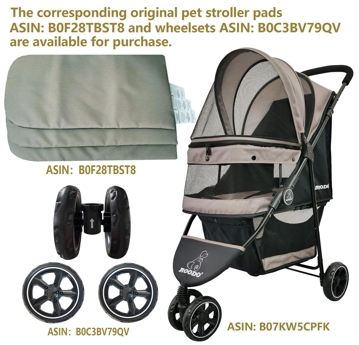 3 Wheel Pet Stroller L4087