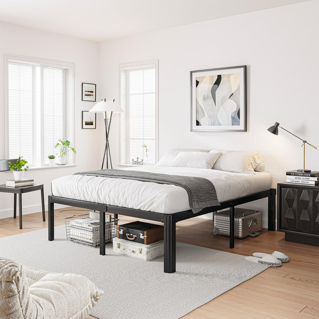 18 Inch High Platform Queen Bed Frame G61912