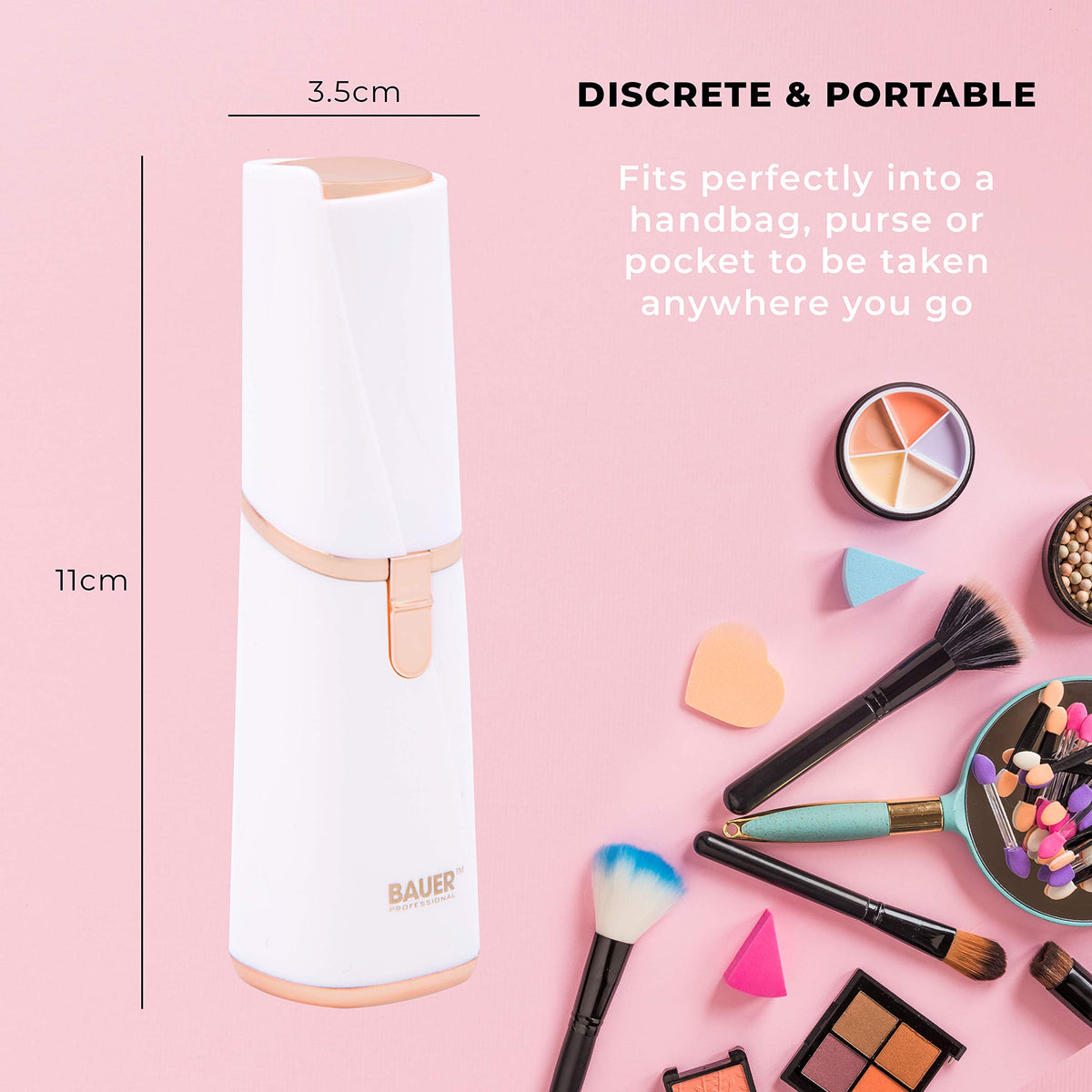 Women's Portable Face Shaver with LED Light B874