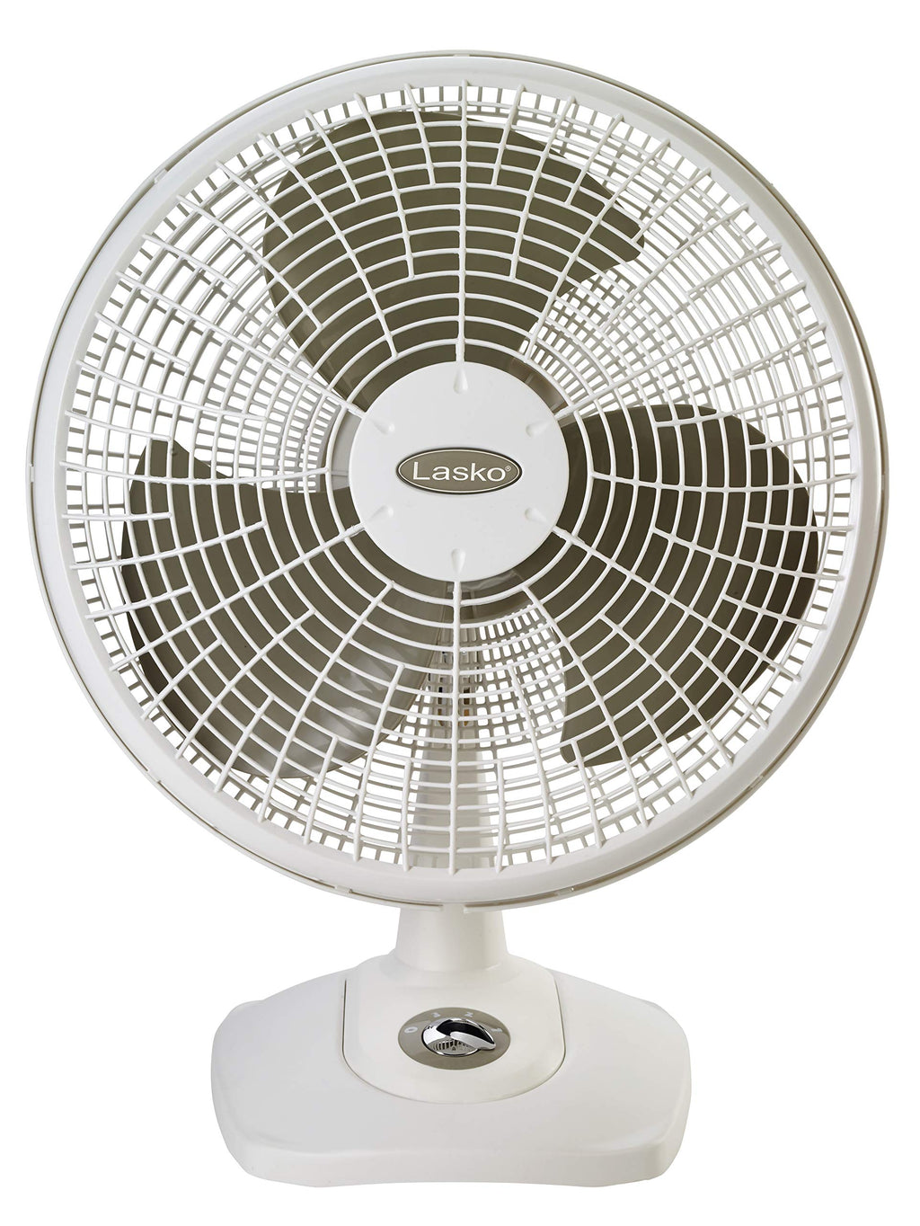 16" Oscillating Portable Table Fan with 3 Speeds, White M7846