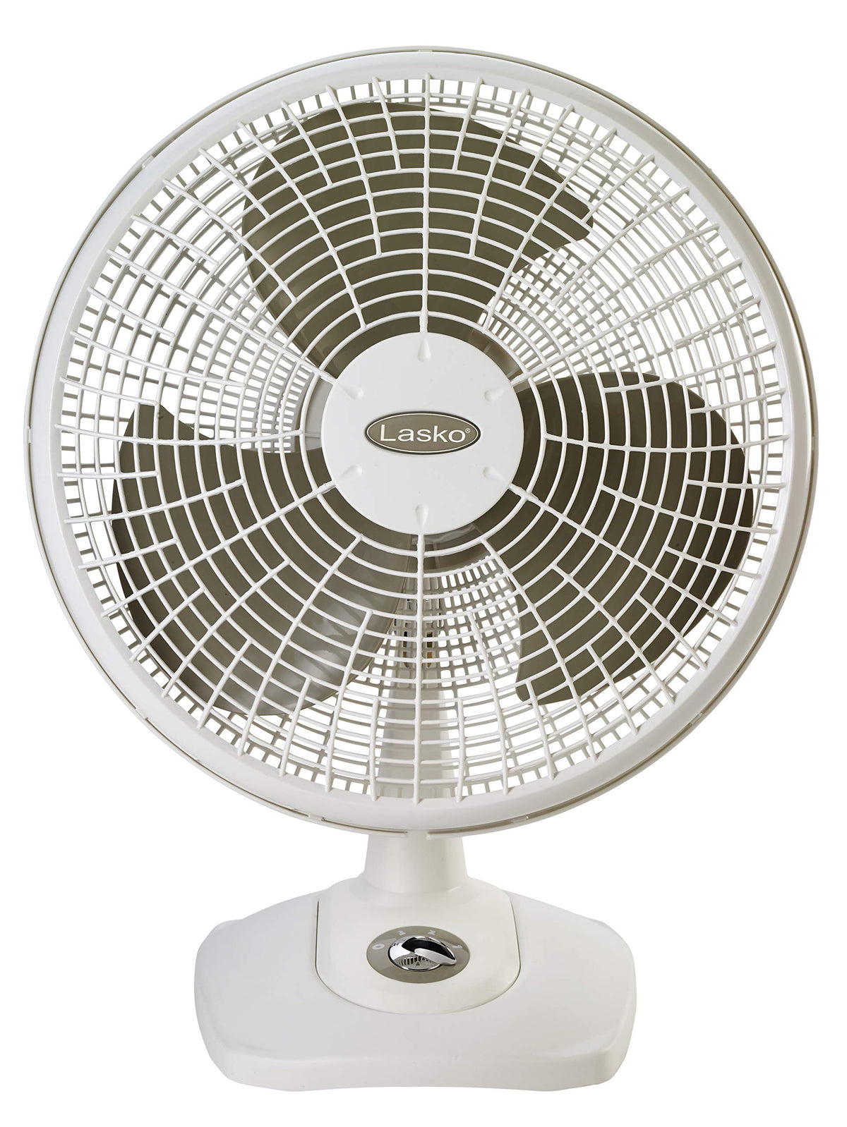 16" Oscillating Portable Table Fan with 3 Speeds, White M7846