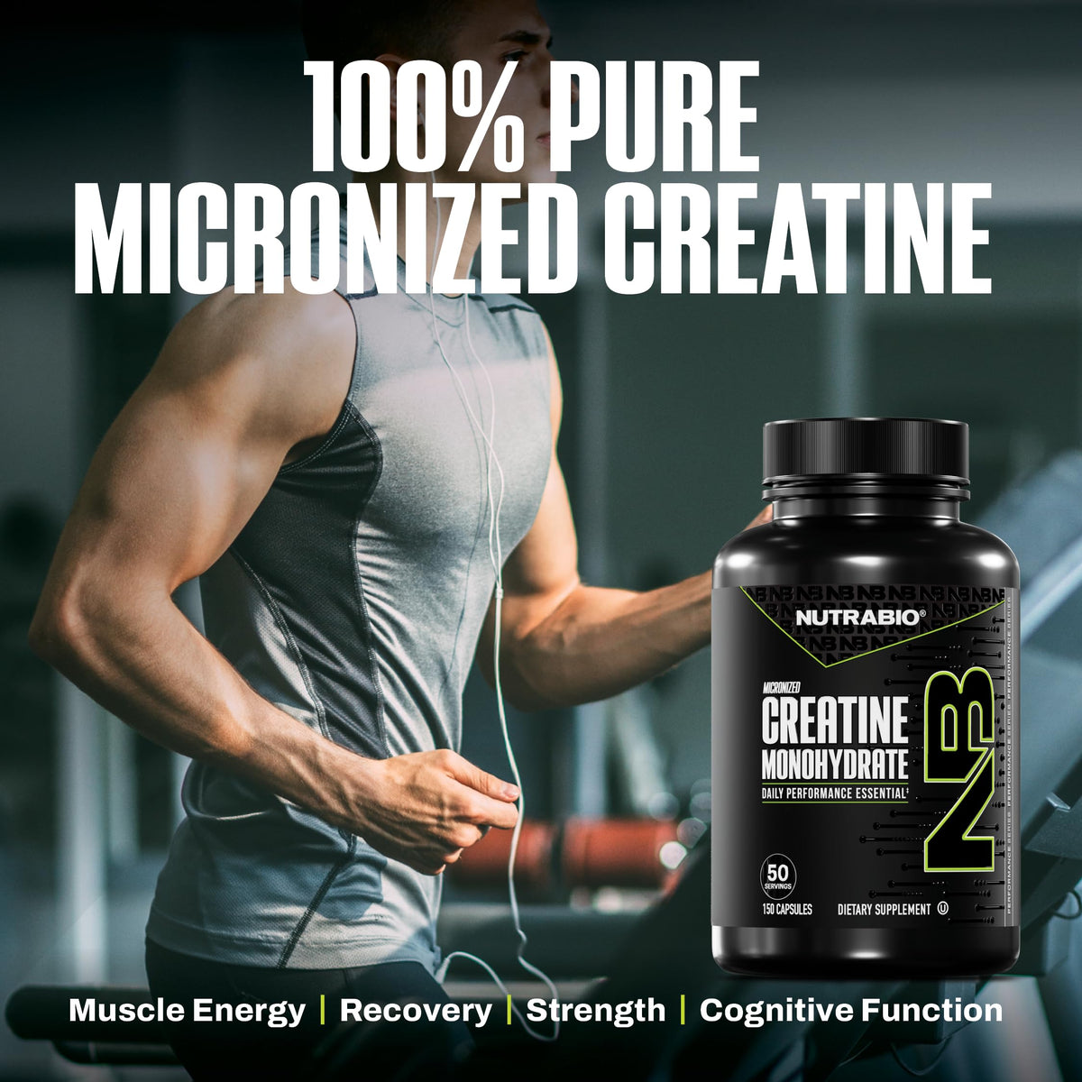 Micronized Creatine Monohydrate Capsules I564