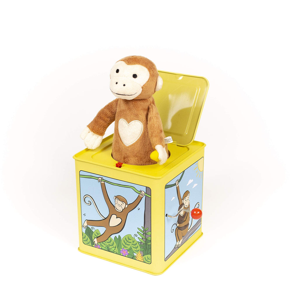 Monkey Jack in the Box Plush Tin Toy H102886