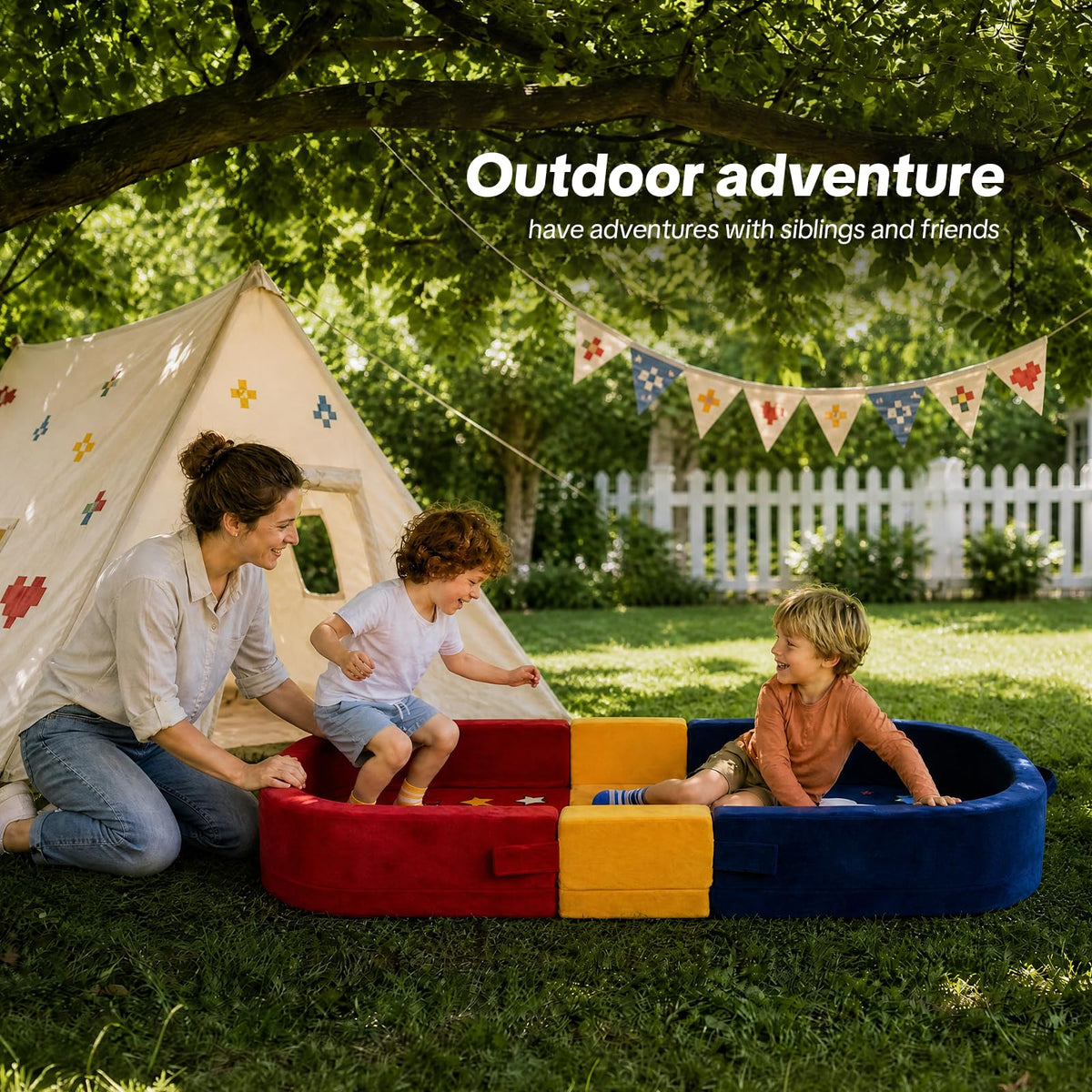 Foldable Portable Soft Foam Toddler Travel Bed M4110