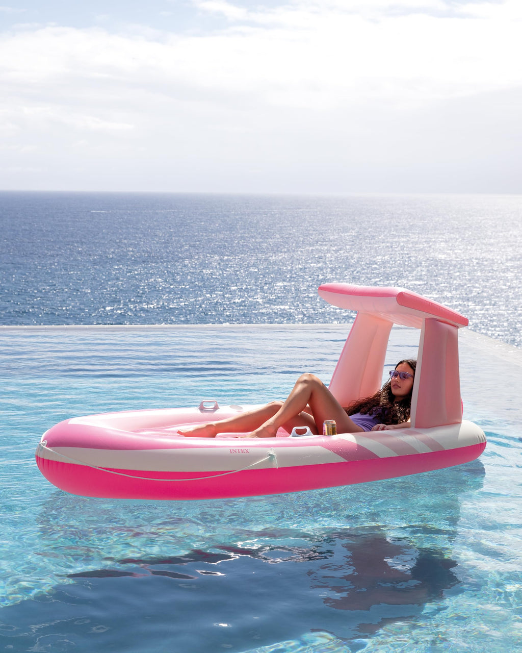 Inflatable Pool Float with 2 Cup Holders S328