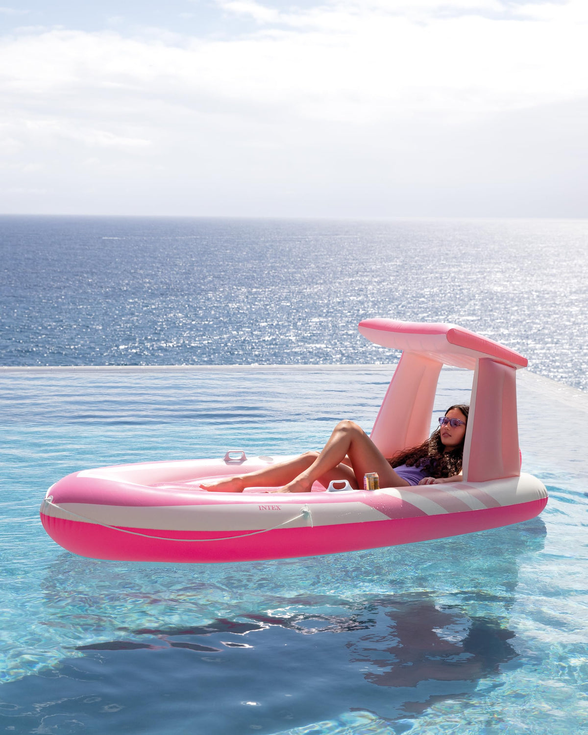 Inflatable Pool Float with 2 Cup Holders S328