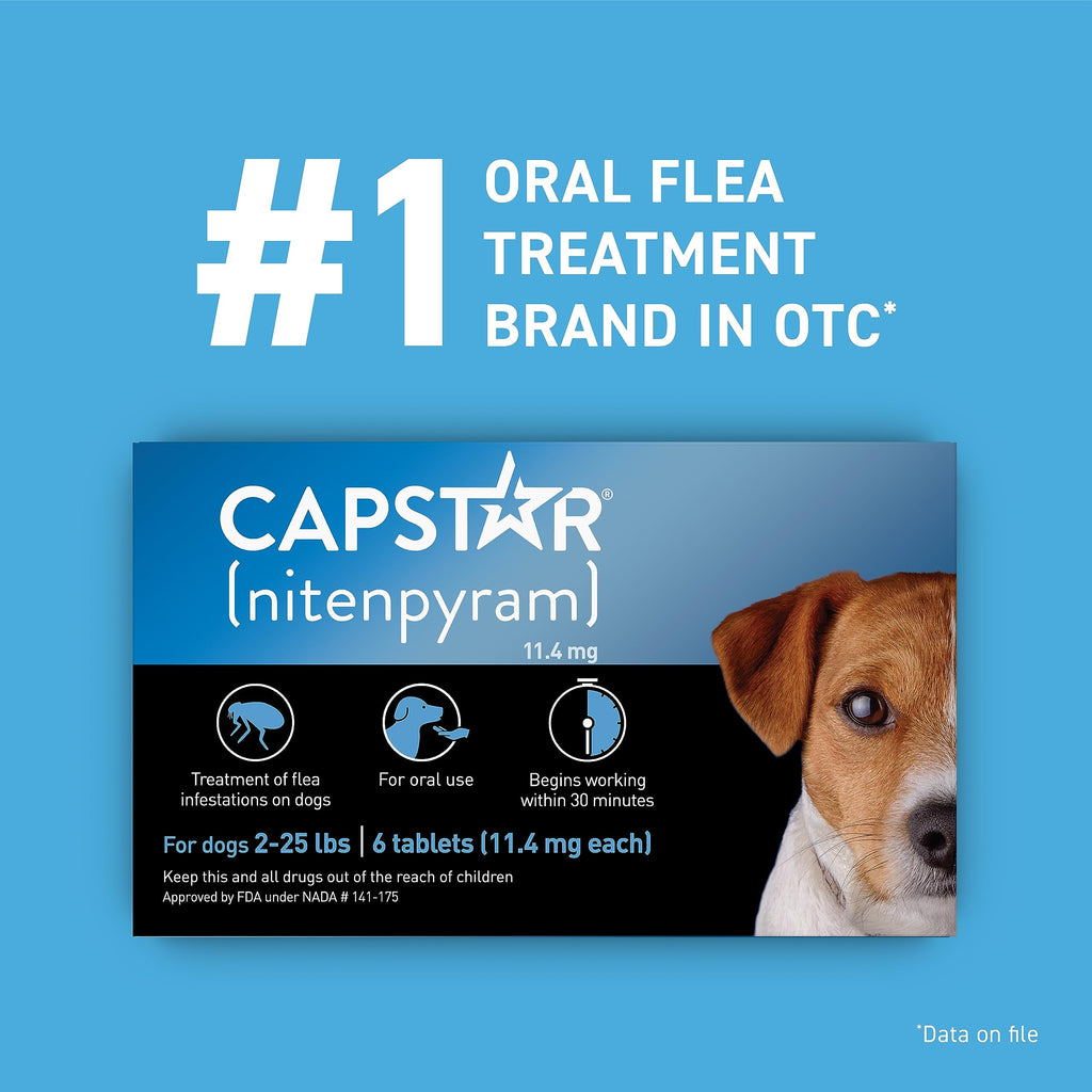 Flea and Tick Prevention for Small Dogs 4-10 lbs (2 Doses) + Flea Treatment for Dogs 2-25 lbs (6 Doses) C606