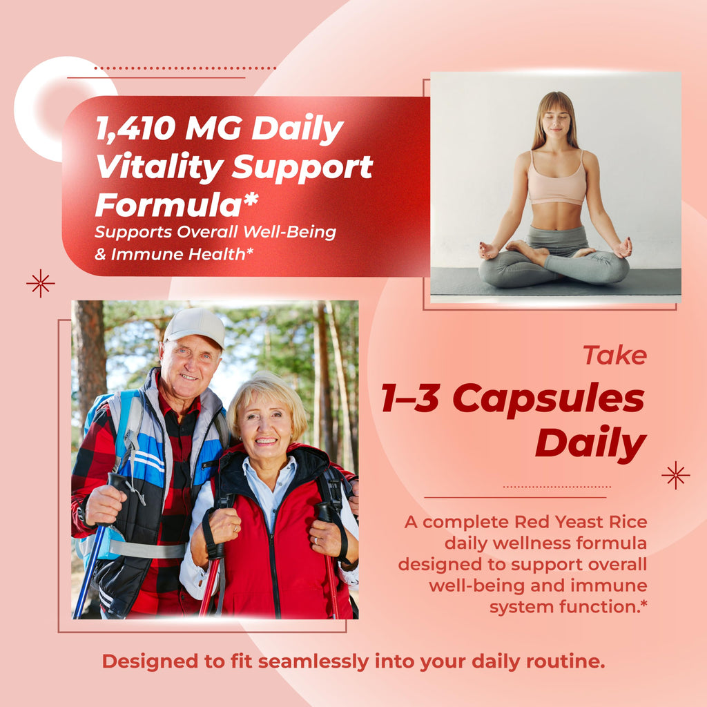 Red Yeast Rice Complex 1,410 mg 150 Capsules T932951