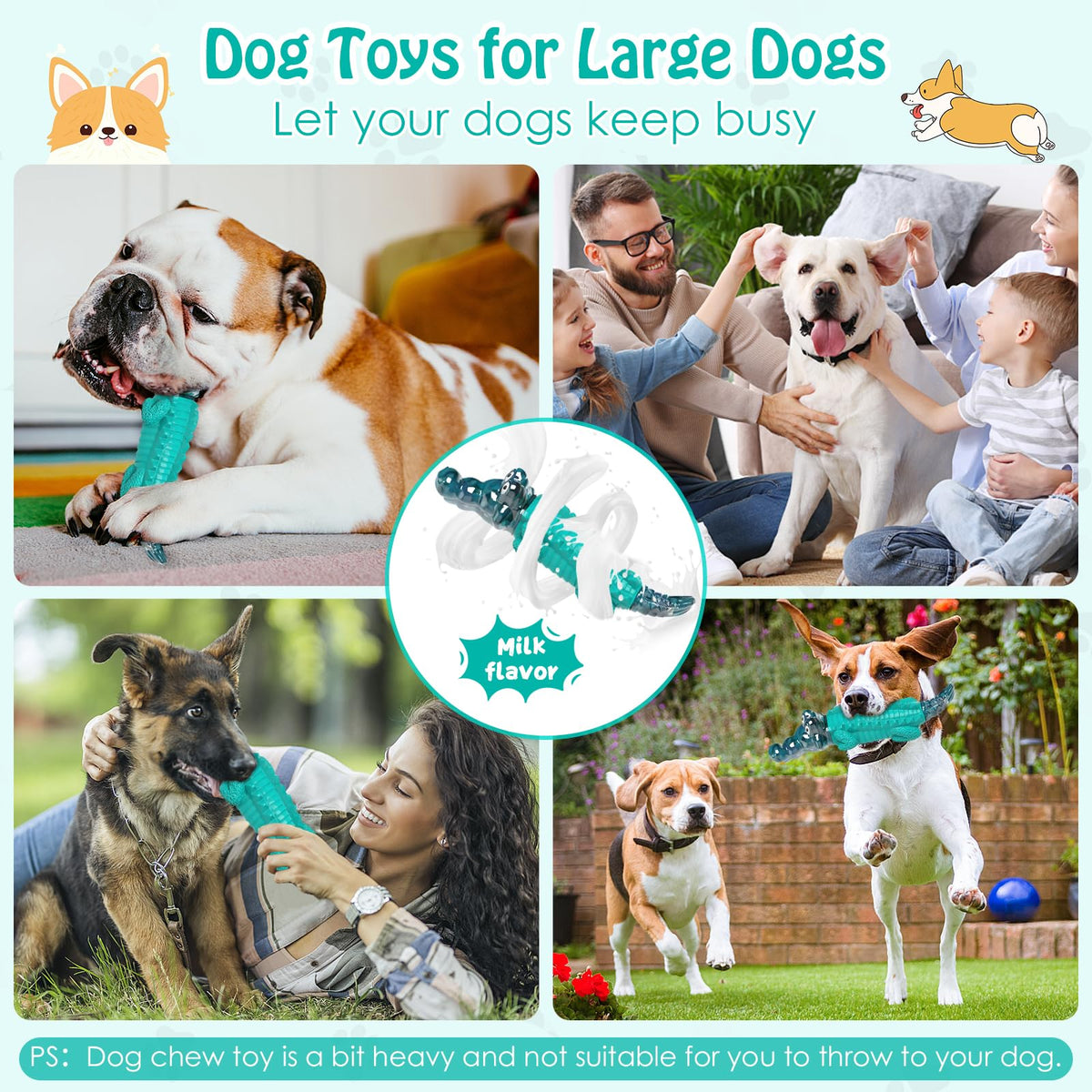 Dog Toys for Aggressive Chewers J964